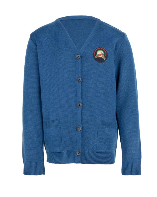 Žaketas su mokyklos emblema