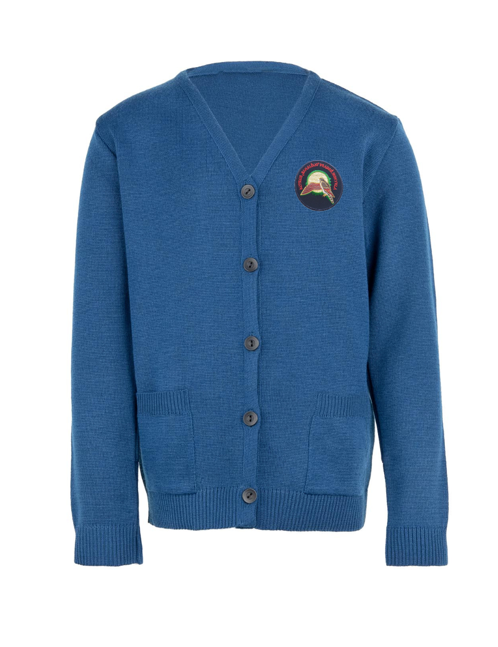 Žaketas su mokyklos emblema