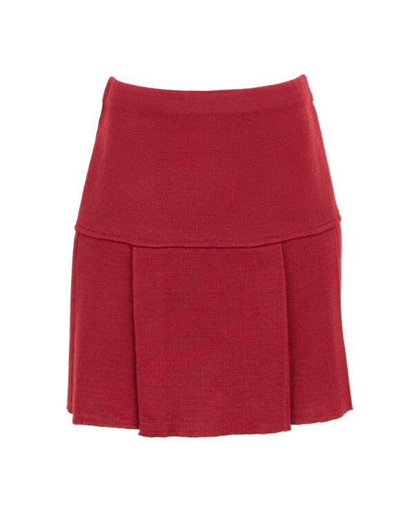 Megztas klostuotas sijonas