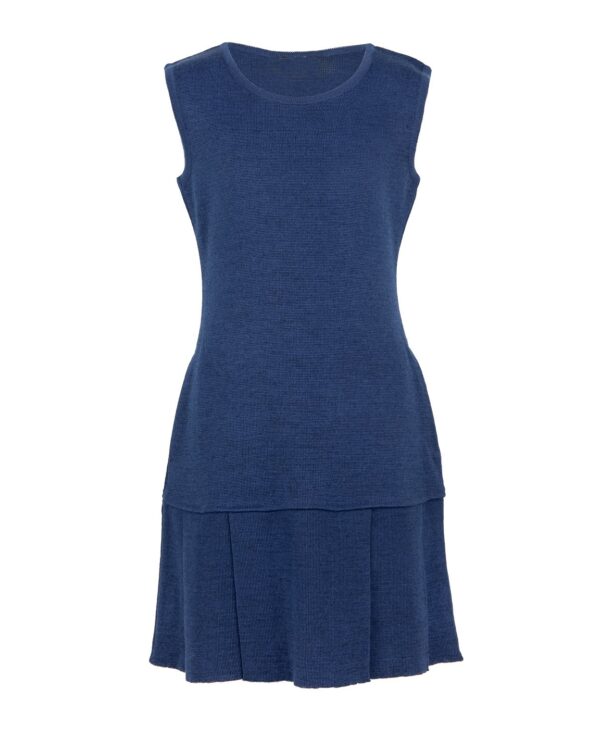 Klostuotas sarafanas be mokyklos emblemos