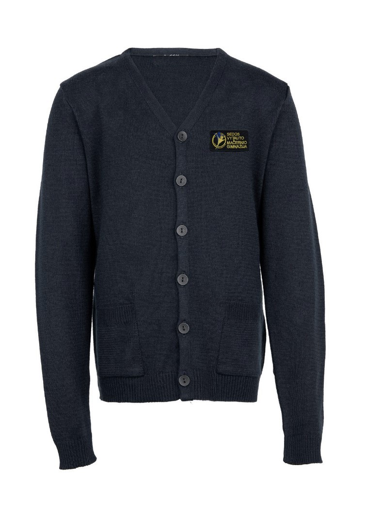 Žaketas su mokyklos emblema