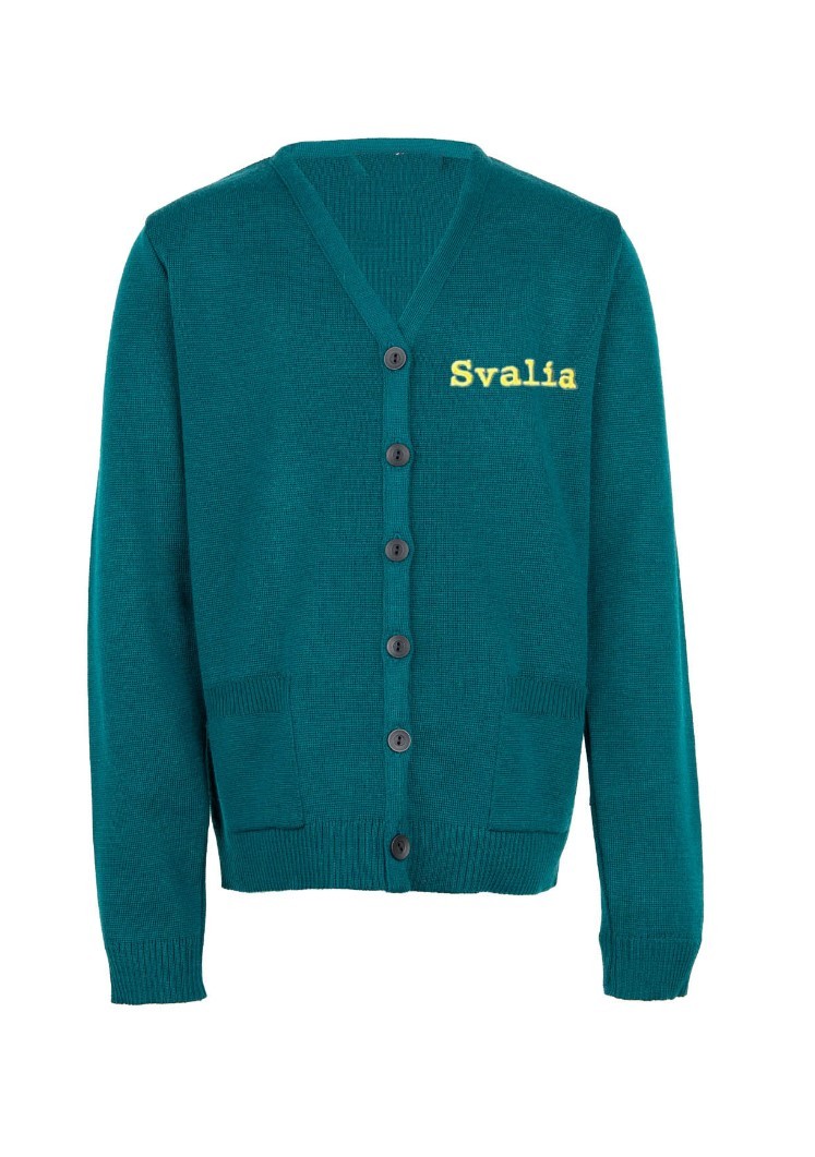 Žaketas su mokyklos emblema