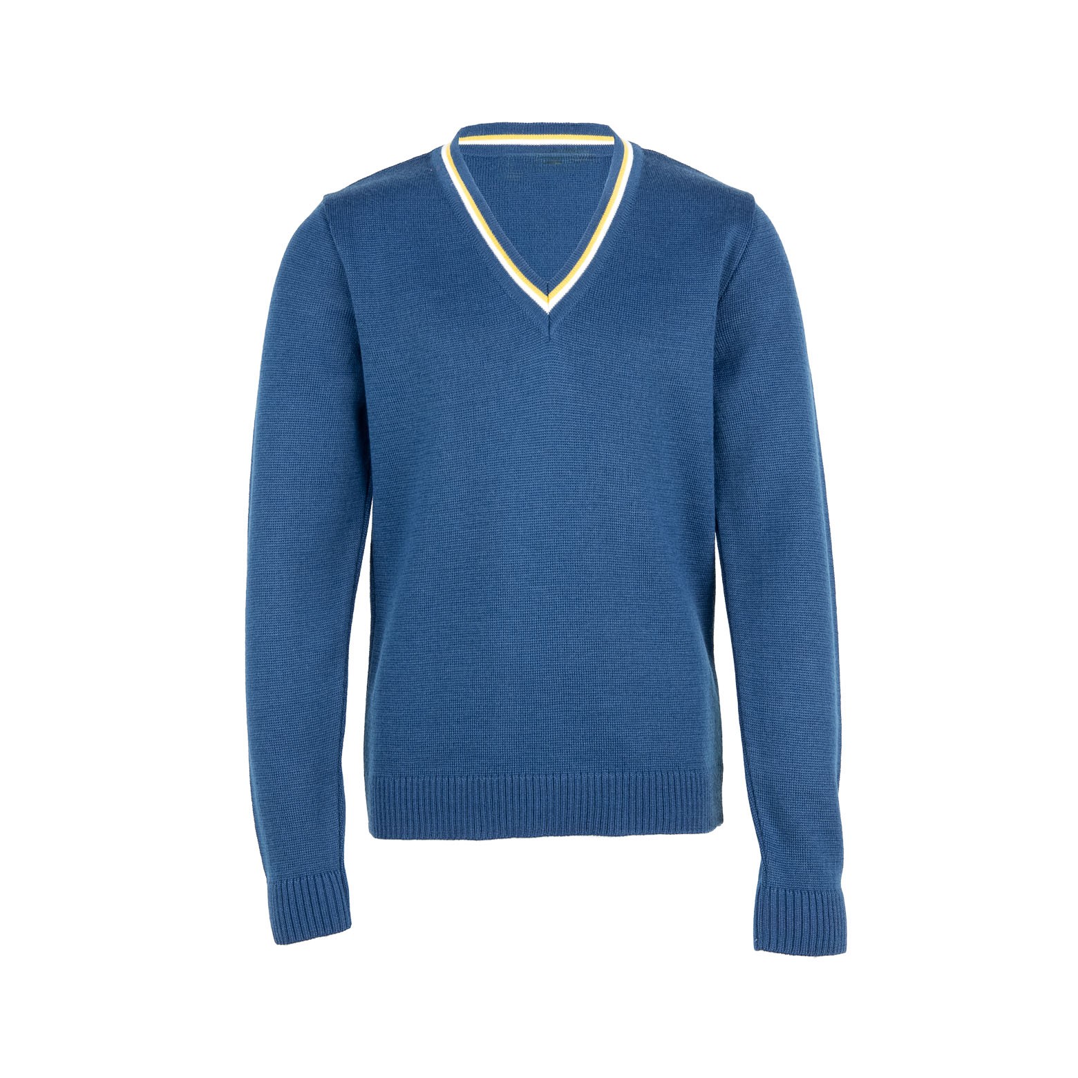 Megztinis V-formos apykakle be mokyklos emblemos