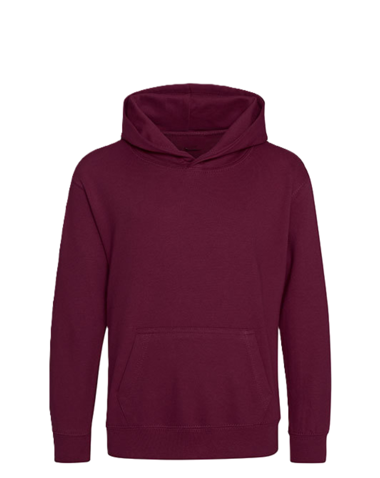 Trikotažinis džemperis su gobtuvu be mokyklos emblemos