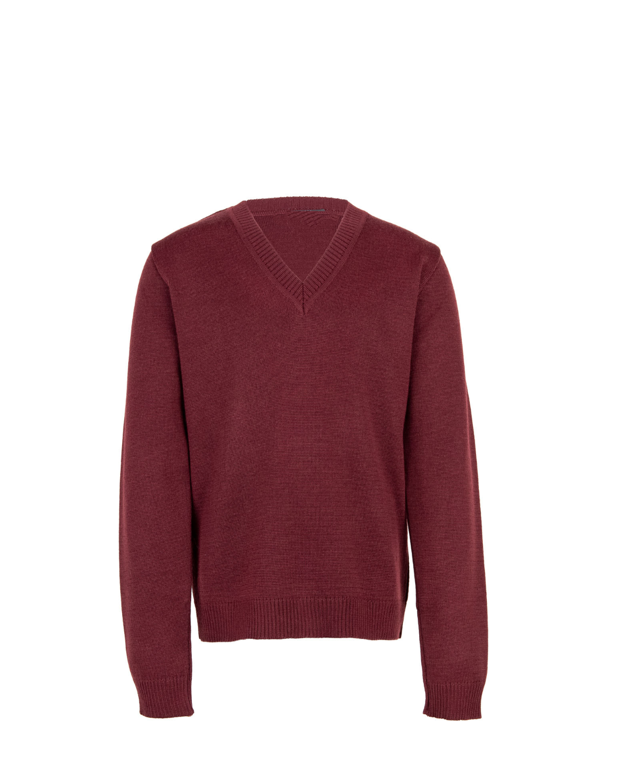 Megztinis V-formos apykakle be mokyklos emblemos