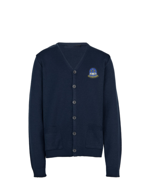 Žaketas su mokyklos emblema