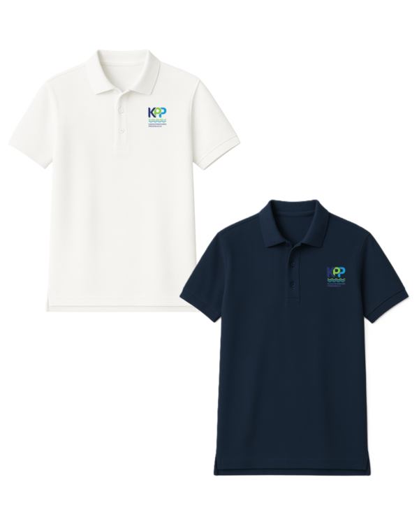 Polo marškinėliai trumpomis rankovėmis su mokyklos logotipu