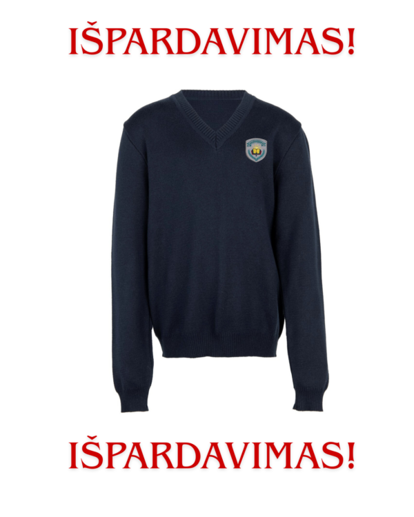 IŠPARDAVIMAS (Džemperis su mokyklos emblema )
