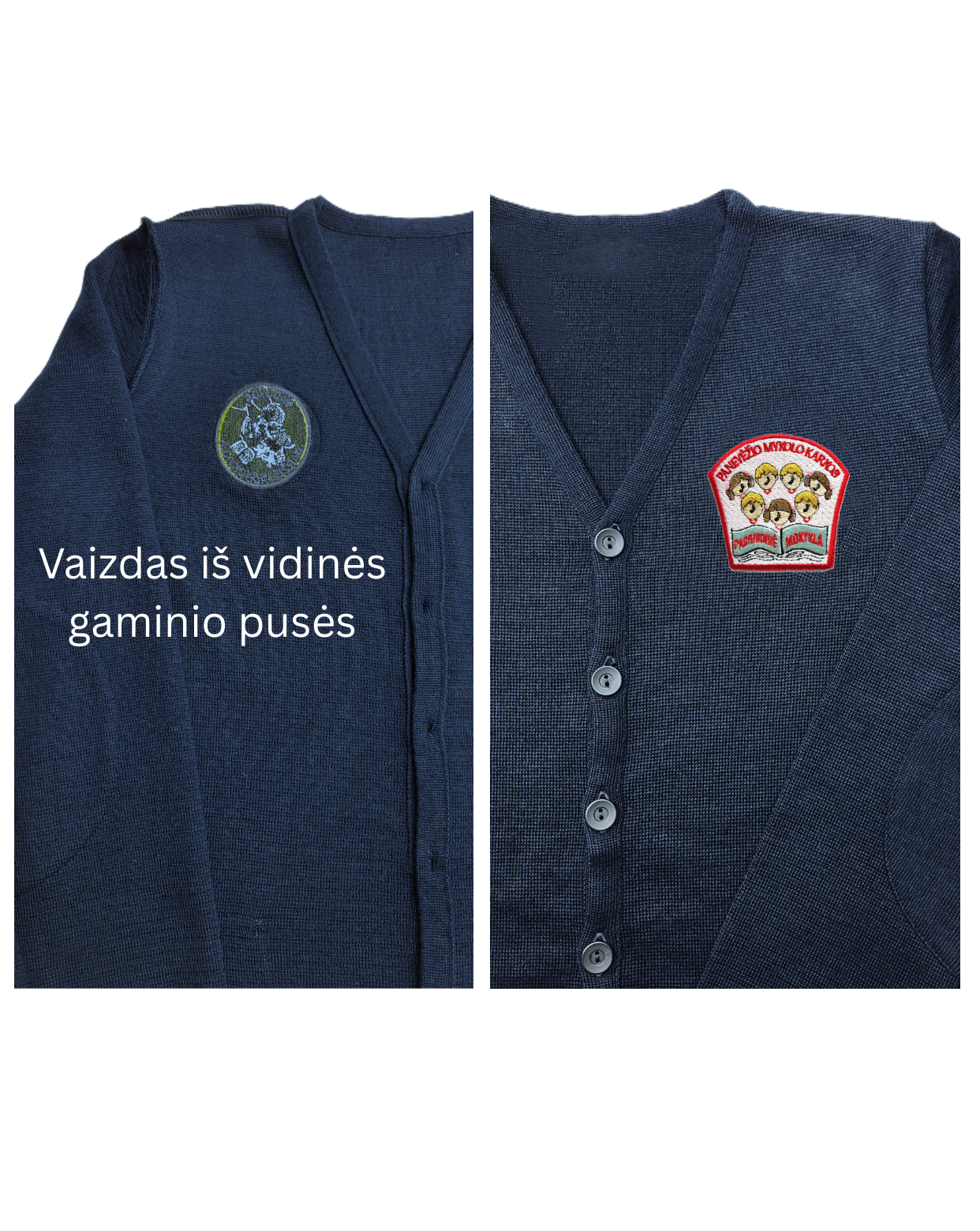 IŠPARDAVIMAS (Džemperis su mokyklos emblema ) - Image 2