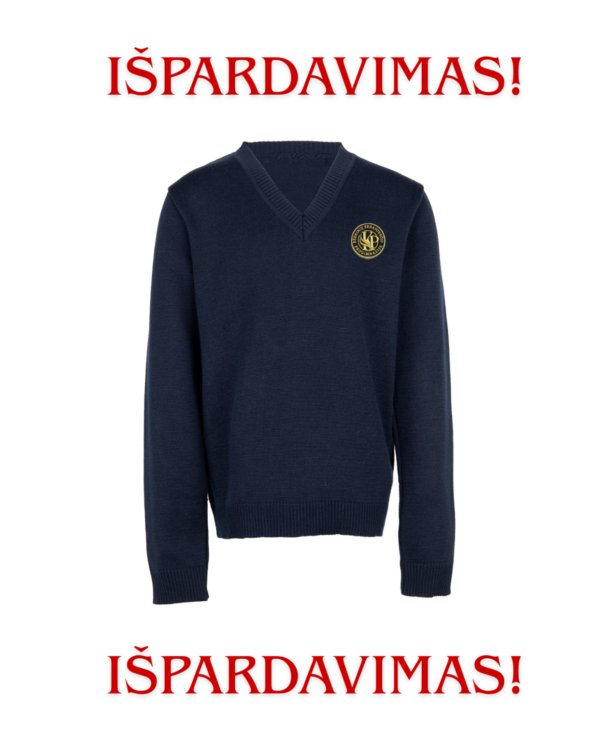IŠPARDAVIMAS (Džemperis su mokyklos emblema )