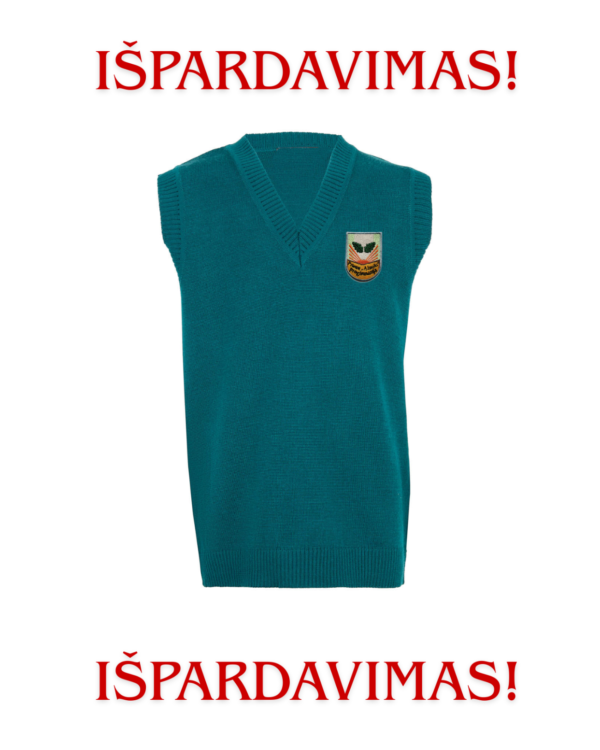 IŠPARDAVIMAS (Liemenė su mokyklos emblema)