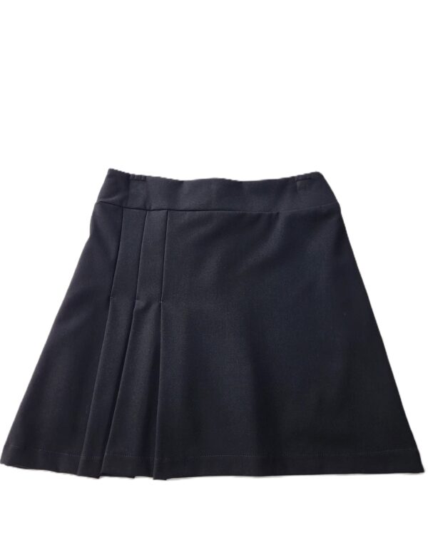 Sijonas su klostėmis tamsiai pilkos/juodos spalvos