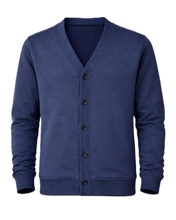 Sportinio stiliaus trikotažinis bliuzonas su sagomis BE MOKYKLOS EMBLEMOS