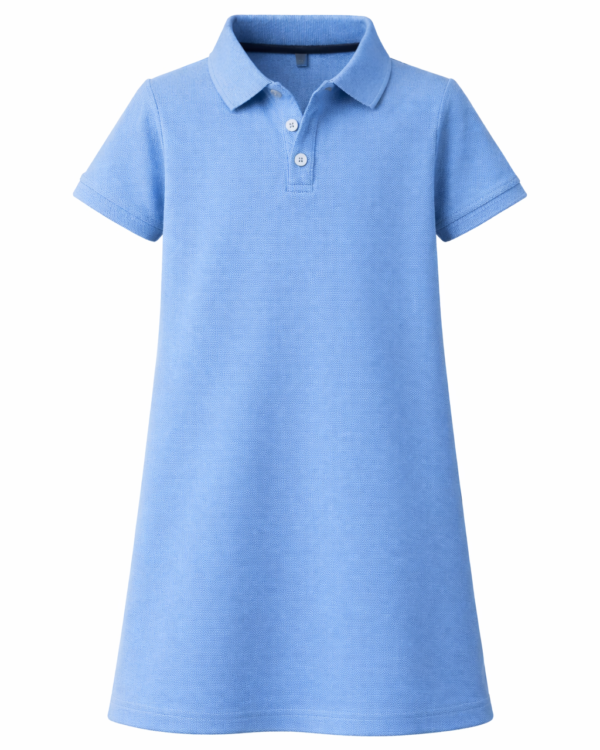 Polo suknelė BE MOKYKLOS EMBLEMOS