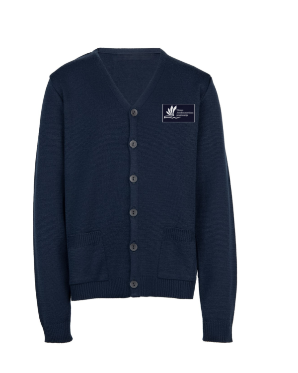 Žaketas su mokyklos emblema