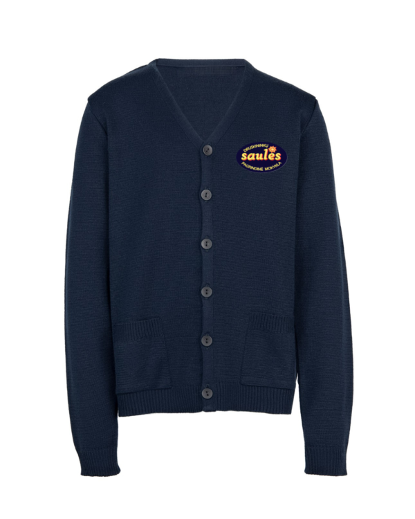 Žaketas su mokyklos emblema