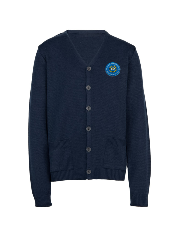 Žaketas su mokyklos emblema