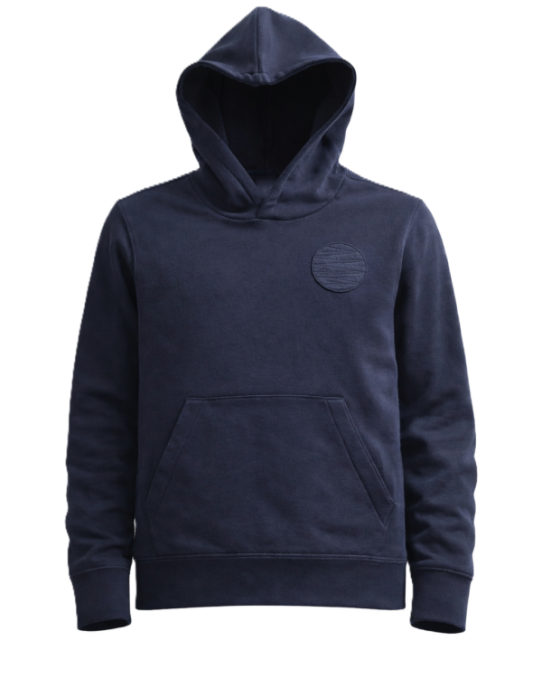 Trikotažinis  džemperis su gobtuvu ir aplikacija