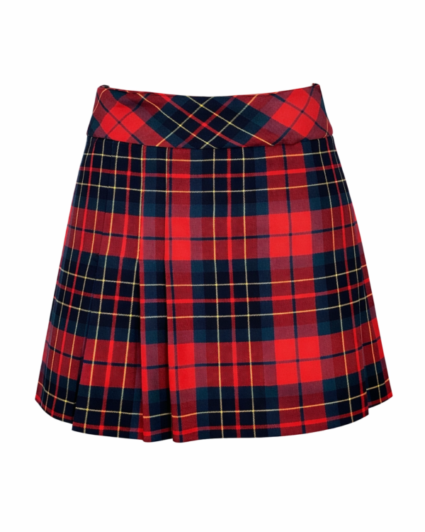 Languotas sijonas su klostėmis