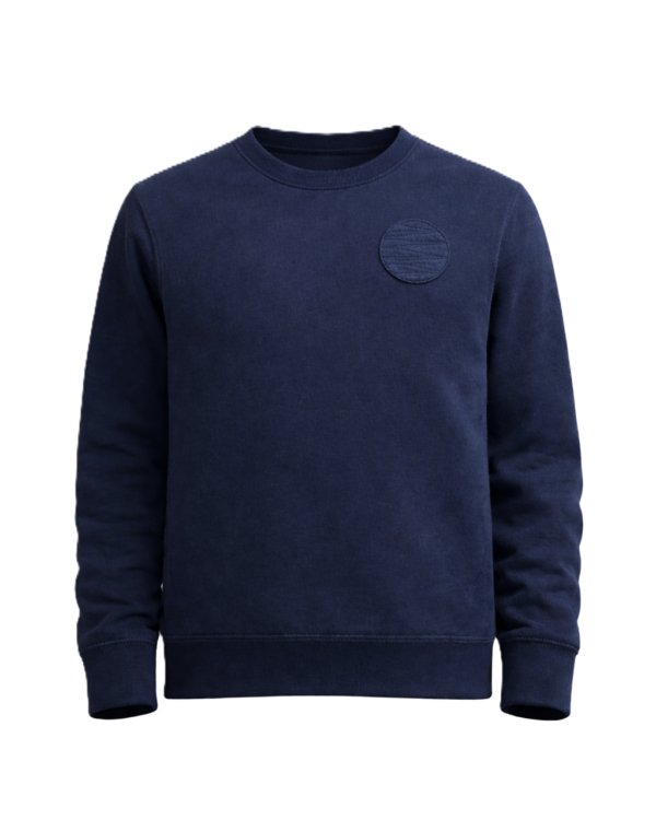 Trikotažinis  džemperis be gobtuvo su aplikacija