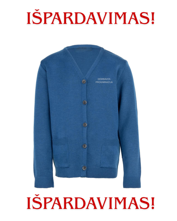 IŠPARDAVIMAS! Megztukas su mokyklos pavadinimu