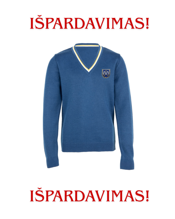 IŠPARDAVIMAS! Megztukas su mokyklos emblema