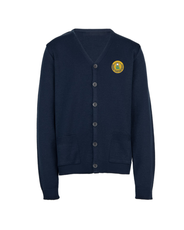 Žaketas su mokyklos emblema