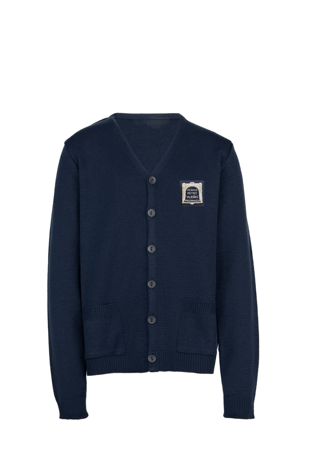 Žaketas su mokyklos emblema