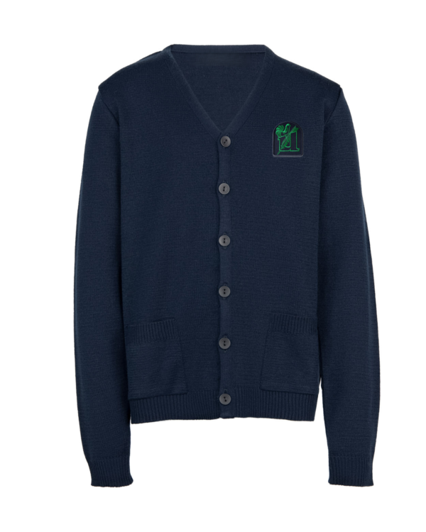 Žaketas su mokyklos emblema