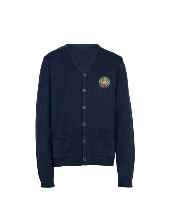 Žaketas su mokyklos emblema