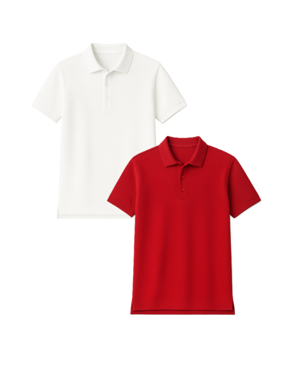 Polo marškinėliai  trumpomis rankovėmis be mokyklos emblemos