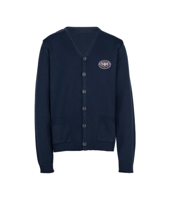 Žaketas su mokyklos emblema