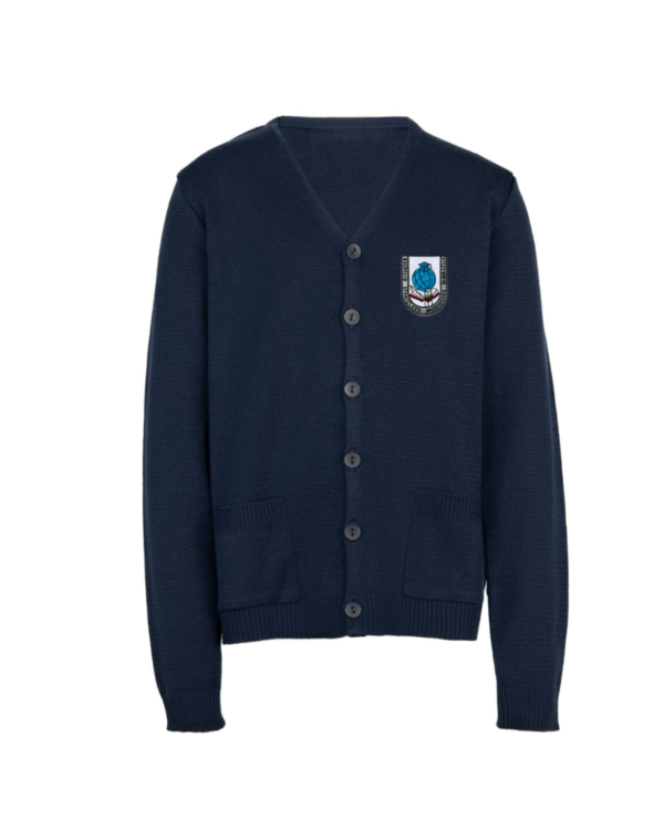 Žaketas su mokyklos emblema