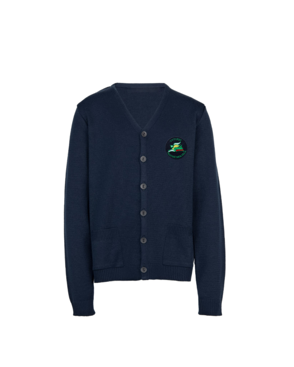 Žaketas su mokyklos emblema