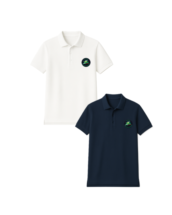 Polo marškinėliai  trumpomis rankovėmis su mokyklos logotipu