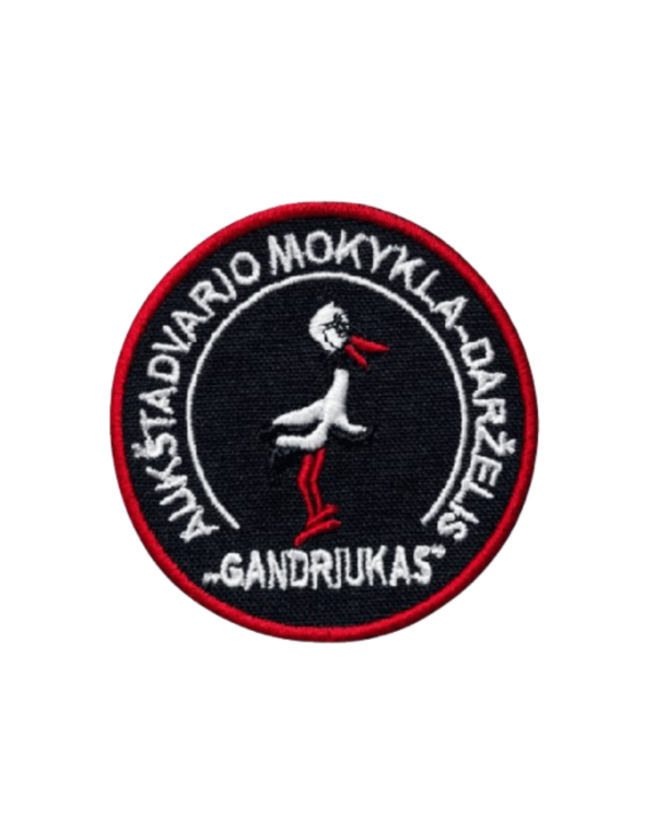 Trakų r. Aukštadvario mokykla - darželis "Gandriukas" emblema