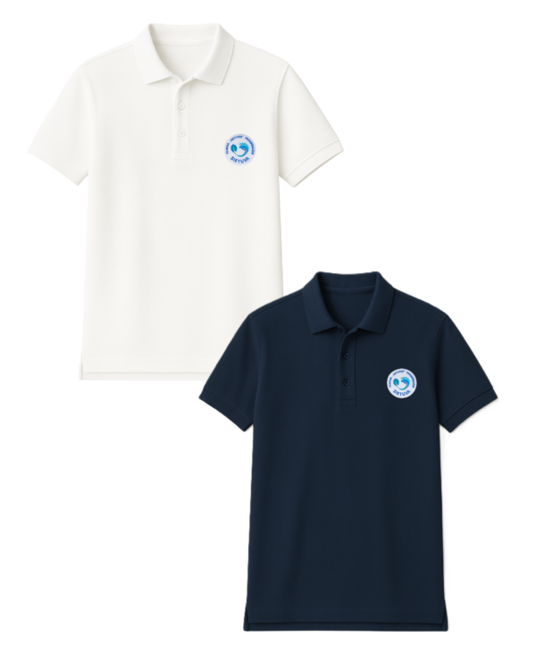 Polo marškinėliai  trumpomis rankovėmis su mokyklos logotipu