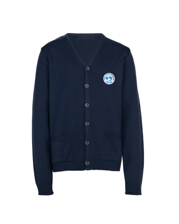 Žaketas su mokyklos emblema