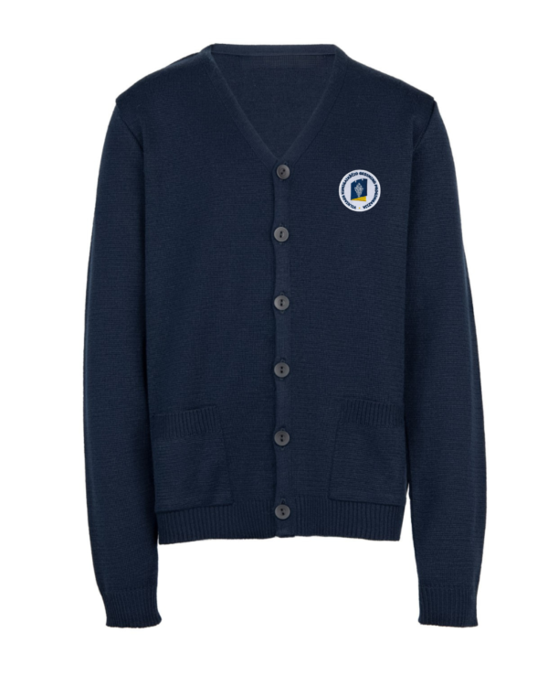 Žaketas su mokyklos emblema